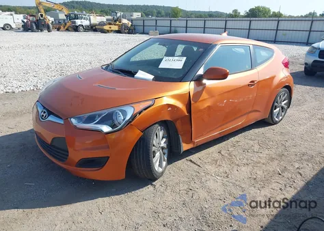 2016 Hyundai Veloster from USA, damaged, VIN KMHTC6AD9GU284171